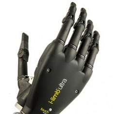 i-limb prosthetic hand in black