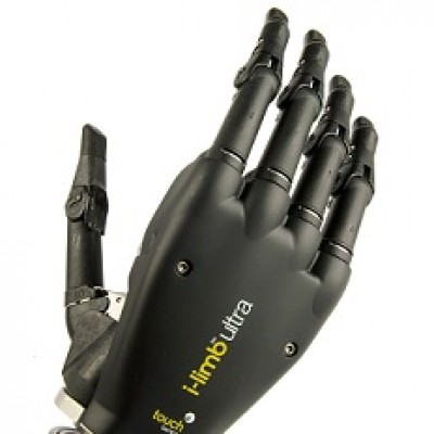 i-limb prosthetic hand in black