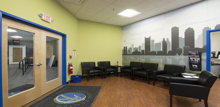 Front reception of MCOP Boston office