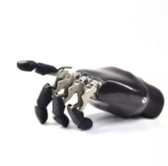 NP Devices GripLock Finger prosthetic device against a plain white background